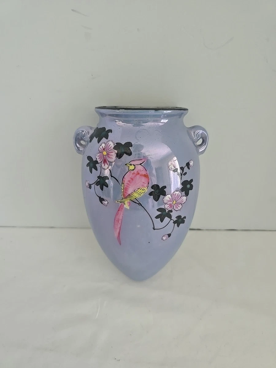 陶瓷蓝色老式原版古董日本花瓶| eBay