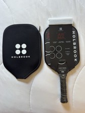 Holbrook ARMA T 14mm Pickleball Paddle Elongated Carbon Fiber New with case