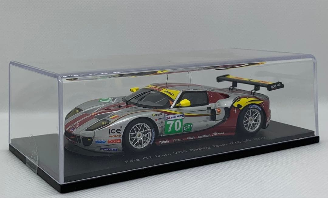 ミニカー 1/43 Ford GT GT1 #70 Marc VDS Racing Spark Model Ford GT Marc VDS Racing GT1 1/43 Mini Car 70 Authentic