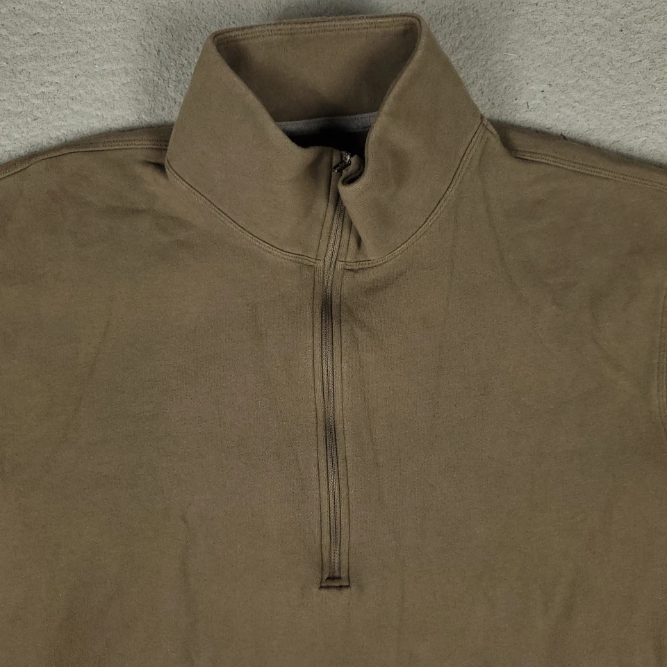 Suéter Lululemon Para Hombres Mediano Marrón Estado Estacionario 1/2 Cremallera Pullover Sudadera* Foto 2 de 4