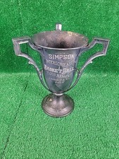 1915 Simpson Interscholastic Basketball Tournament Trophy