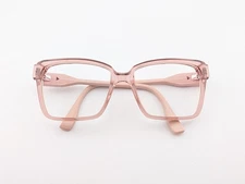 Karl Lagerfeld Eyeglasses, Frames Only, KL6110 650, 54-16-140 M, Clear Pink/Pink