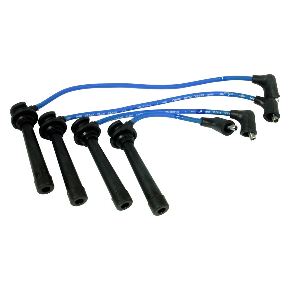 For Kia Rio 2001-2002 NGK Spark Plug Wire & Spark Plug Kit - Imagem 2 de 4