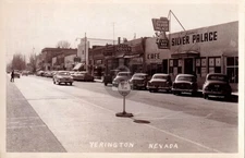 Yerington NV Nevada Street View 1 RPPC Photo Postcard COPY