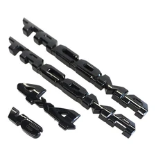 4PCS For 2016-2023 Tacoma Glossy BLACKOUT EMBLEM OVERLAY KIT V6 4X4 TRD OFF ROAD
