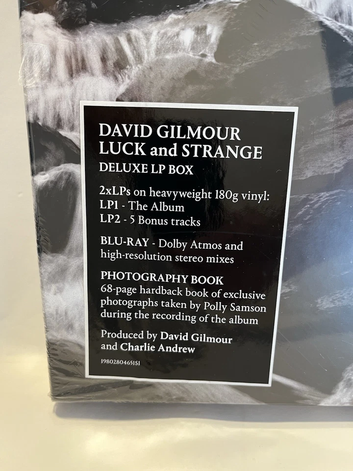 New David Gilmour "Luck and Strange" Deluxe LP Box Set CD BLU-RAY HC BOOK Sealed - Image 2 of 4