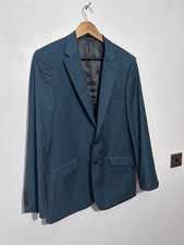 Dobell Mens Dark Blue Suit Evening 38R W34 Long