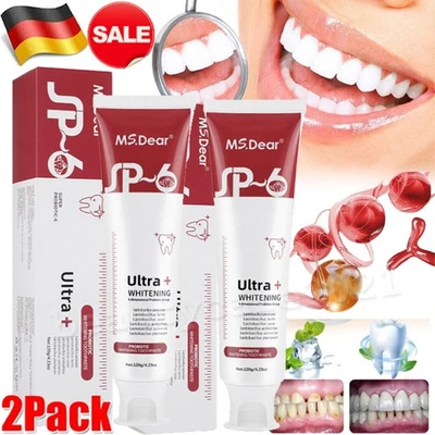 MS.DEAR 2X Sp-6 Probiotische aufhellende Zahnpasta, Tiefenreinigungspflege-Zahnpas 120g
