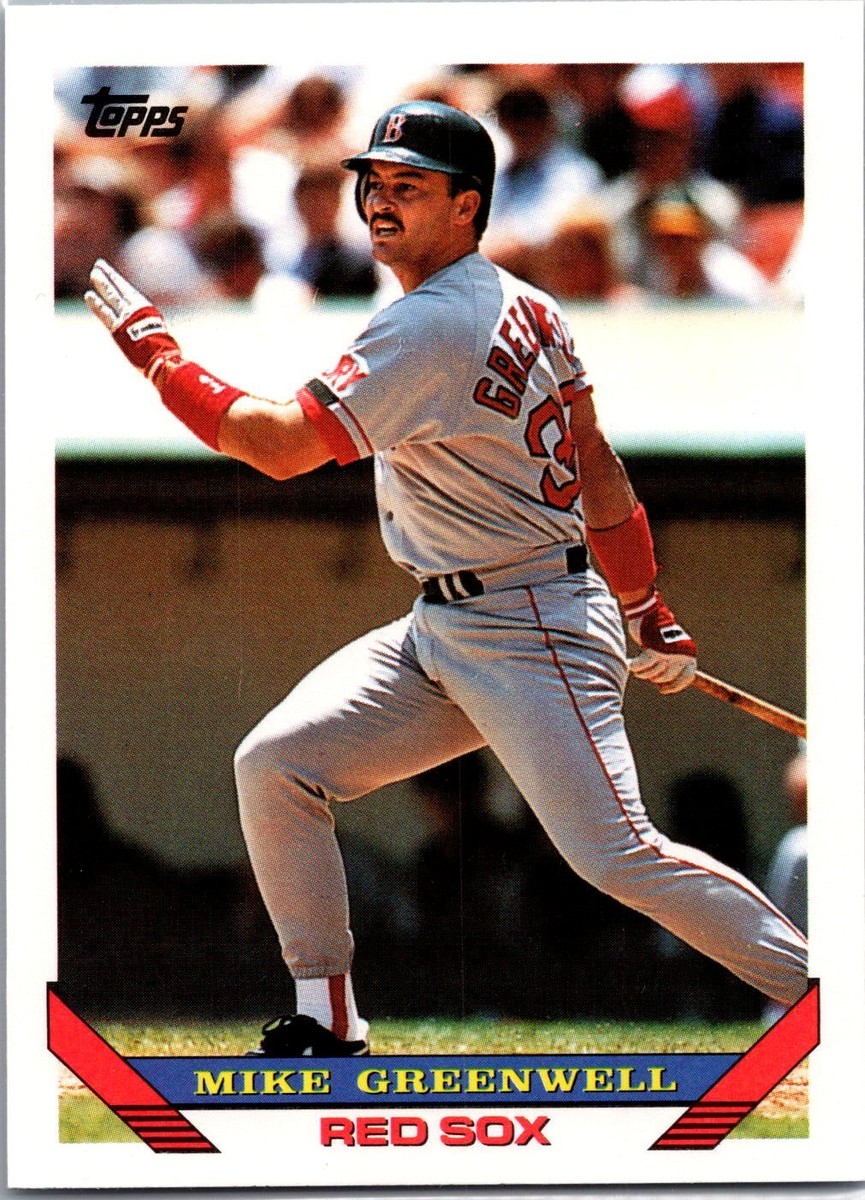 1993 Topps #323 Mike Greenwell | eBay