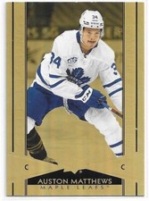AUSTON MATTHEWS 2021-22 UD Gold Etchings Hockey card #G-4 Toronto Maple Leafs NM