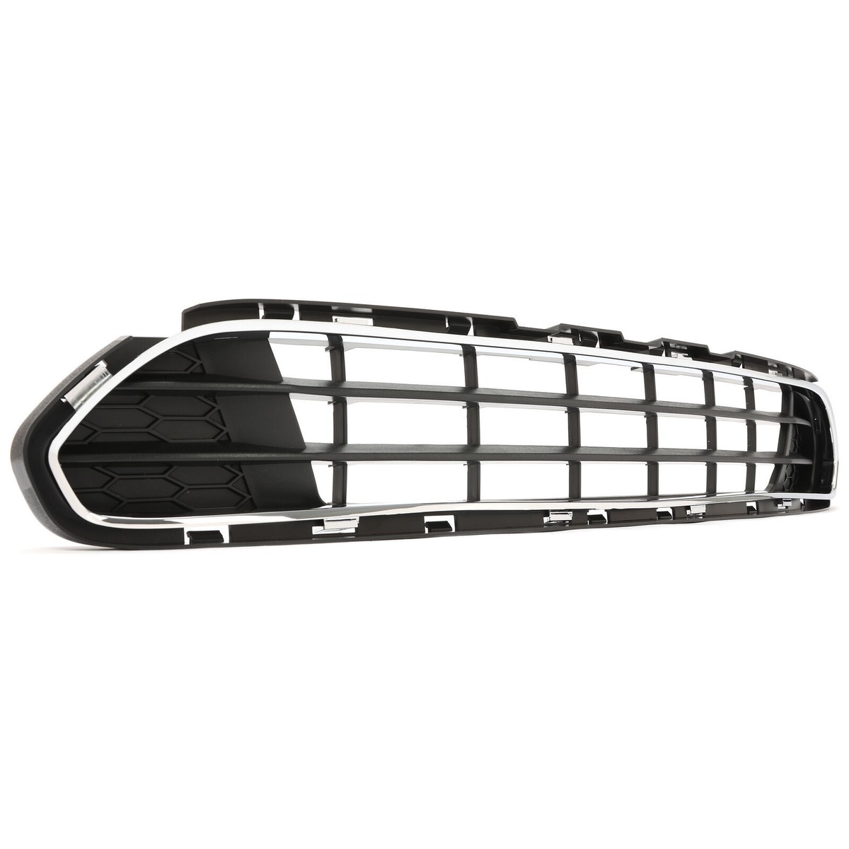 1pair Car Front Side Grille Gloss Black Lower Bump... - Grandado 1pair Car Front Side Grille Gloss Black Lower Bump... - Grandado