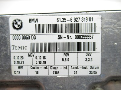 2006 BMW 750 Front Left Seat Control Module 692731901 C24 for sale 