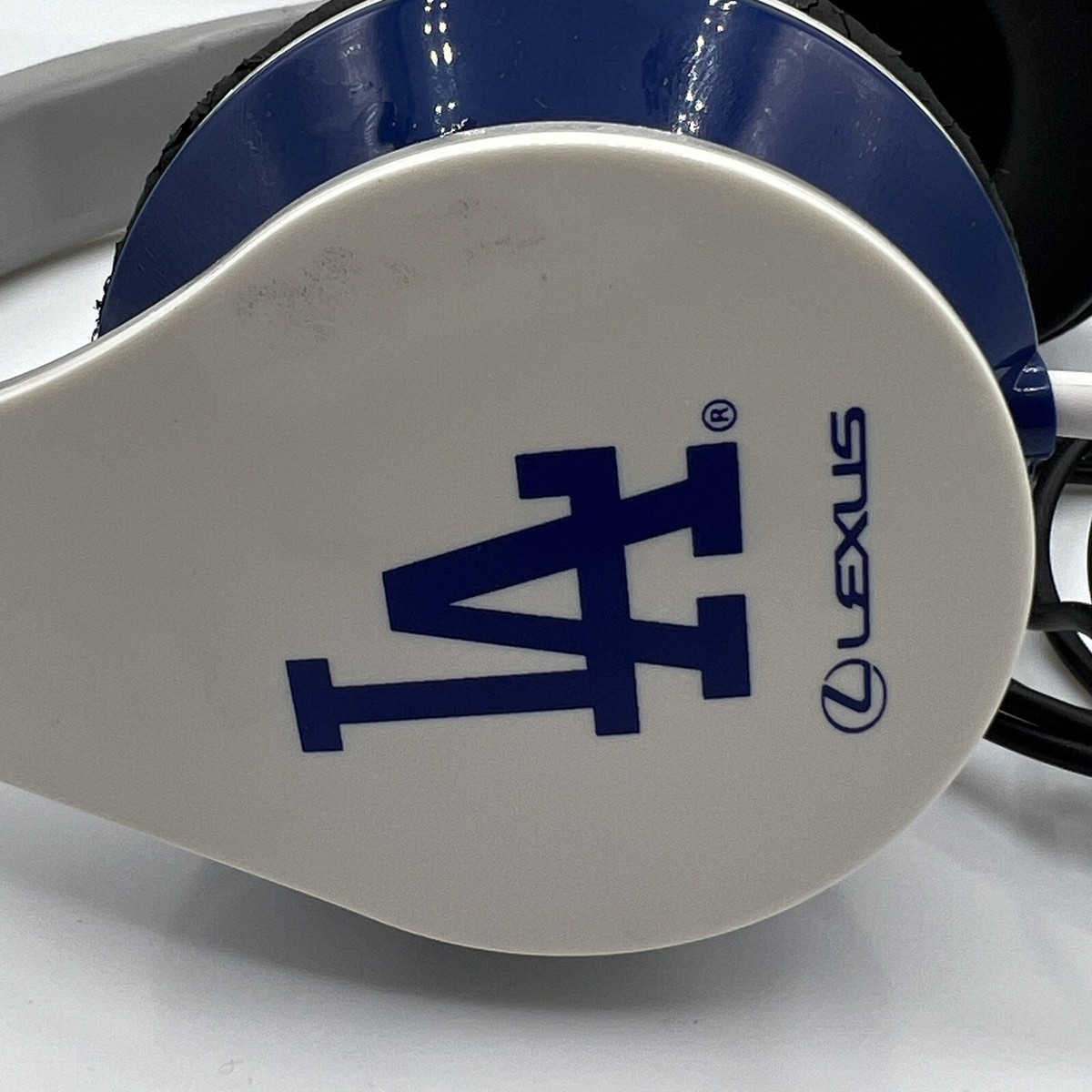 LA Dodgers MLB Baseball Headphones - Lexus (Hard Plastic with