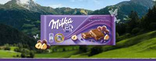 2 x Milka raisin and nuts Chocolate bars NEW ...