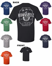 Moonshine T-Shirt American Made Smoky Tennessee Whiskey Jar Tee Shirt Drinking
