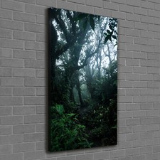 Tulup Dipinto Su Tela Pittura Su Un Muro 60x120cm - La Foresta Pluviale