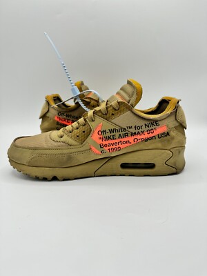 Size 9 - OFF-WHITE x Nike Air Max 90 Desert Ore Brown 192501478164