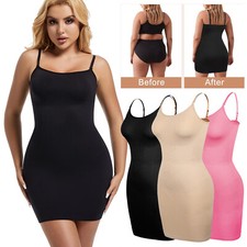 Women Full Slip Dress Slim Shapewear Tummy Control Body Shaper for Under Dresses