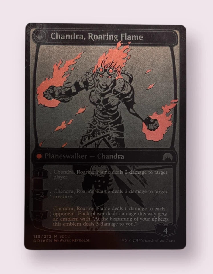 MTG Chandra, Fire of Kaladesh (Glossy Foil Promo) | SDCC 2015 NM - Image 2 of 2