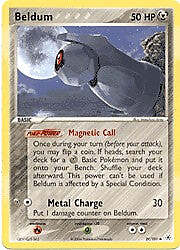Pokemon EX Hidden Legends  29/101 Beldum Card