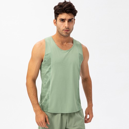 Men Summer Quick Dry Sports Loose Vest T-Shirt Fitness Running Breathable Tops - Picture 11 of 15