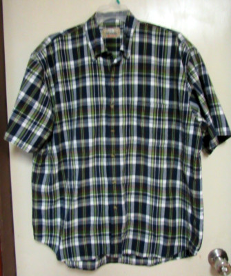 F23 REDHEAD MENS MULTI PLAID SHIRT BUTTON DOWN BIG SZ 2XL