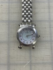 BULOVA ACCUTRON 26P07 SWISS MADE LADIES DIAMOND WATCH STEEL COURCHEVEL MOP READ