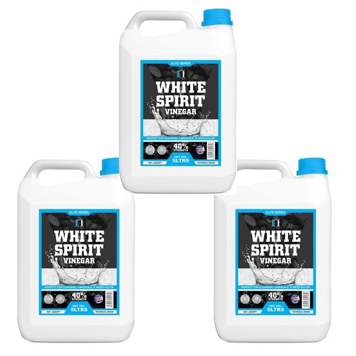White Vinegar (40) Very Strong Cleaning Limescale Stain Patio Clean 15