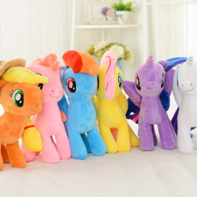 Cartoon My Little Pony Plüschpuppe Spielzeug Twilight Sparkle Fluttershy Plüsch 