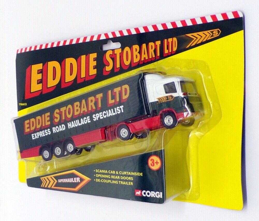 Corgi Eddie Stobart Scania Cab & Curtainside TY86622