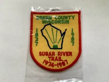 GREEN COUNTY WISCONSIN SUGAR RIVER TRAIL Patch