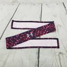Under Armour Headband One Size Fits Most OSFM Pink Burgundy New Without Tags
