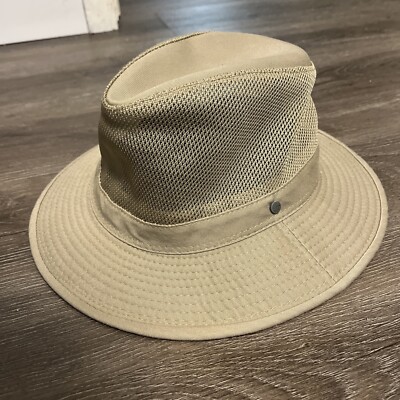 Stetson No Fly Zone Sun Guard Lightweight Breathable Mesh Hat Medium