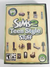 EA PC CD Video Game Microsoft The Sims 2 Teen Style Stuff Expansion Pack