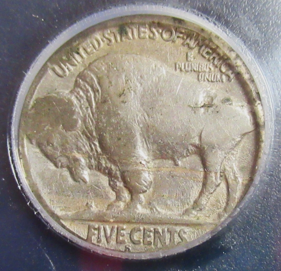 1921-S Buffalo Nickel. Rare date! ICG F15 Details - Image 2 of 4
