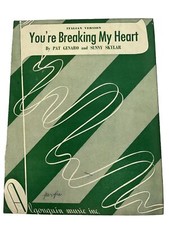 You're Breaking My Heart by Genaro & Skylar Sheet Music Italian Version 1949 