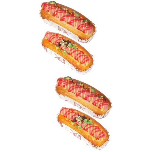 2pcs Simulation Lebensechte Faux Brot Ornamente Brot Requisiten - Afbeelding 9 van 12