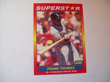 FRANK THOMAS CHICAGO WHITE SOX 1992 SCORE #51 SUPERSTAR MLB BASEBALL HOF
