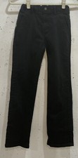Chaps Boys 12 regular black chino pants adjustable waist