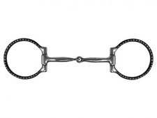 Showman Western Dotted D-Ring Single Joint Bit