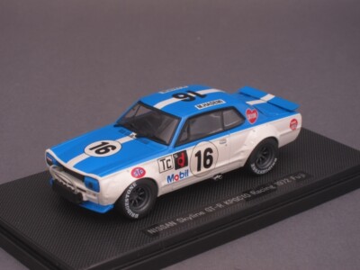 1/43 Ebbro Nissan Skyline GT-R KPGC10 #16 - Fuji 1972 - Hasemi - 44139