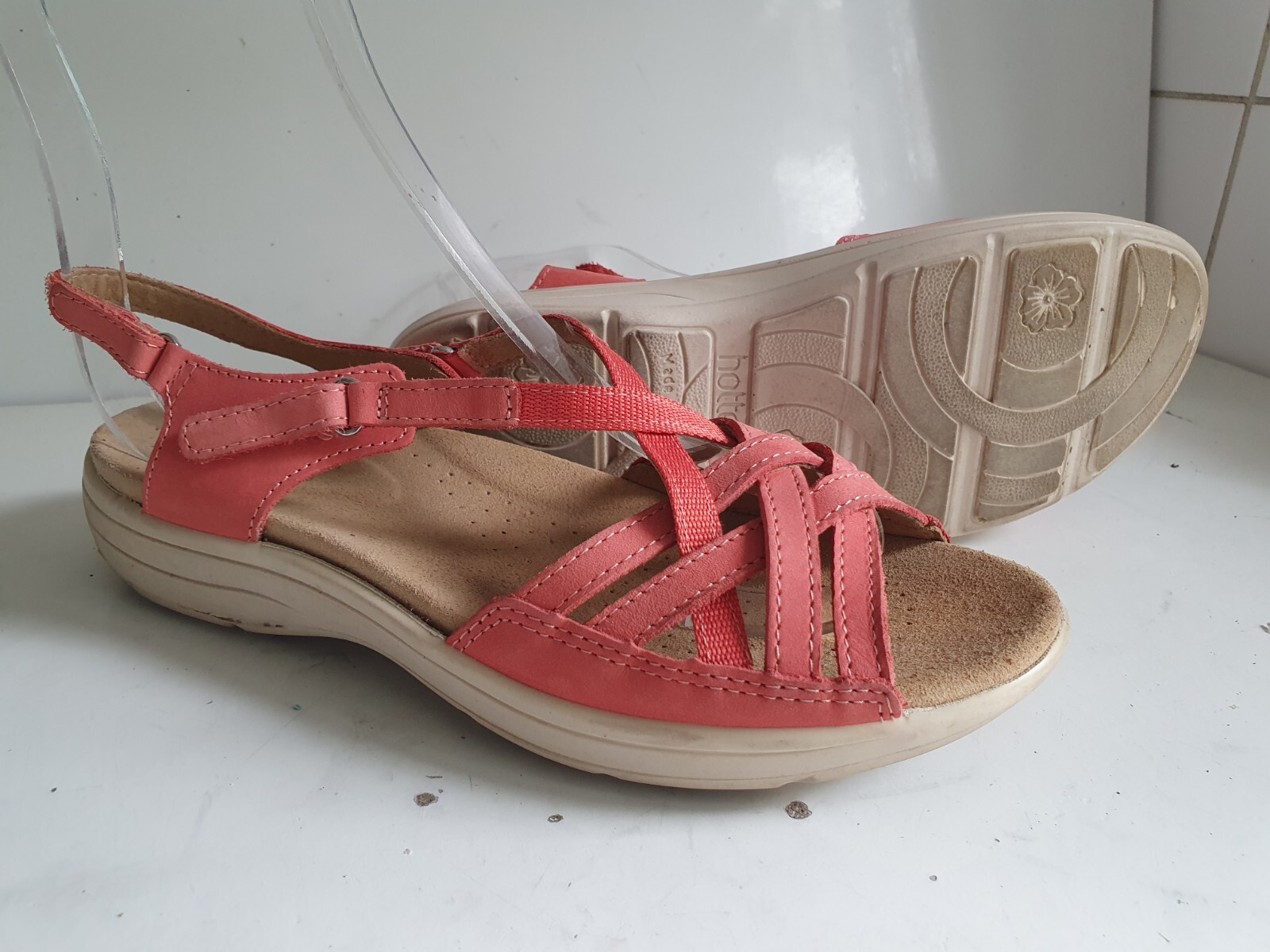 APL SANDALI ESTIVI HOT MAISIE UK 5 5 EU 38 5 DONNA PELLE ROSA CINTURINO PIATTO