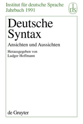Deutsche Syntax (Issn) (German Edition) [Hardcover]