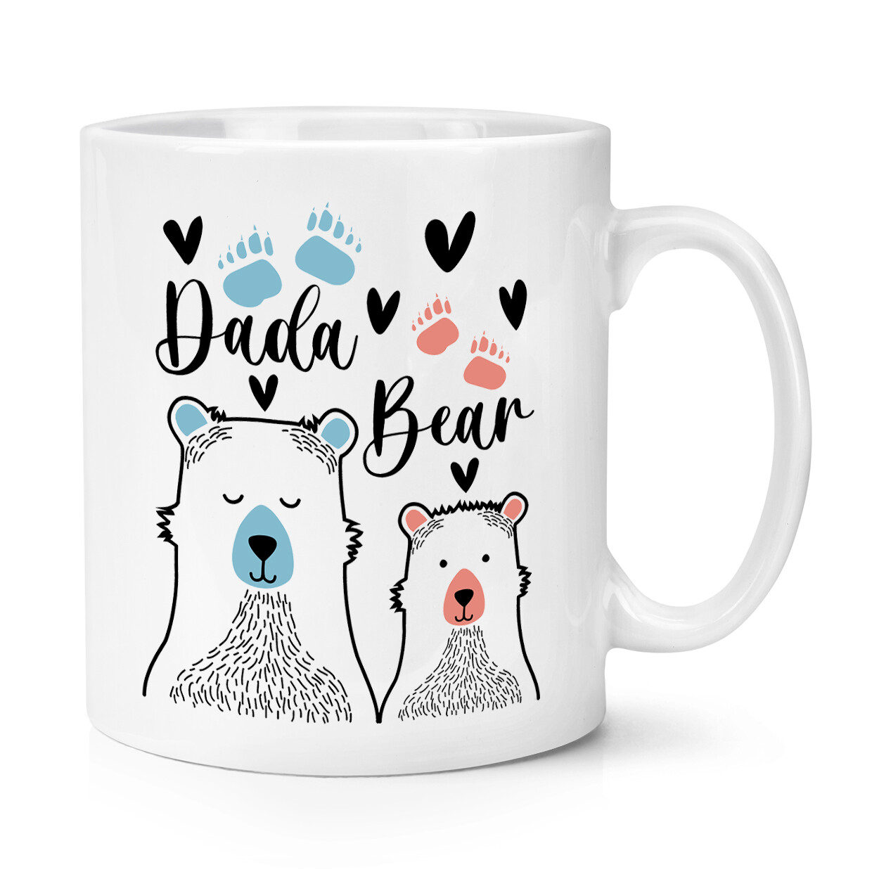 Dada Bear 10oz Mug Cup Dad Fathers Day World's Best Awesome Love Birthday