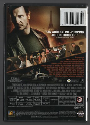 2008 Liam Neesen TAKEN Revenge Thriller WIDESCREEN DVD! Rental