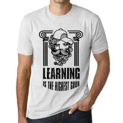 Herren Grafik T-Shirt Lernen ist das höchste Gut   Learning Is The Highest Good