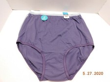 New Vanity Fair 3 Pair Perfectly Yours Classic Cotton Brief 6/M Multi-Color
