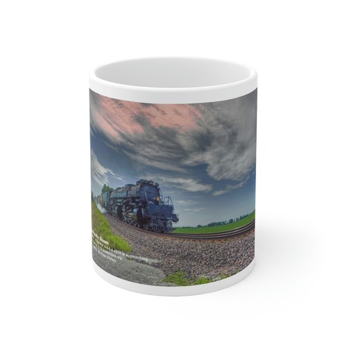 Ceramic Mug 11oz -- Union Pacific "Big Boy" 4014 approaching Boone, IA - Picture 2 of 13
