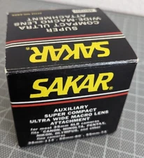  SAKAR Super Compact Ultra Wide- Macro Camera Lens Attachment 49mm No.8802 Nikon