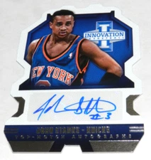 KNICKS JOHN STARK AUTO PANINI INNOVATION SIGNED CARD #94 TOP NOTCH  SER. 308/325